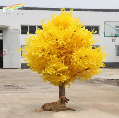 China Artificial Webbing Ginkgo Tree Ginkgo Tree Party Office Home for sale