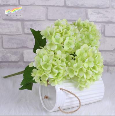 China Strap Artificial Silk Hydrangea Flower Hydrangea For Wedding For Sale Home Wedding Decoration Wholesale for sale