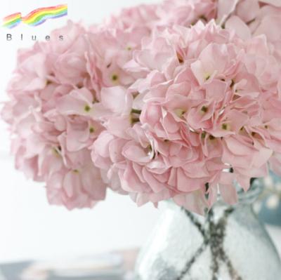 China Real Floral Strap Hydrangea Artificial Flower Touch Simulation for sale