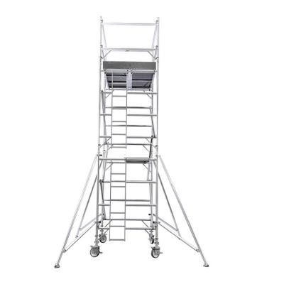 China Construction China Offer Low Price Universal Building Working Height System Platform Scafolding Universal Aluminum Scaffoldings for sale