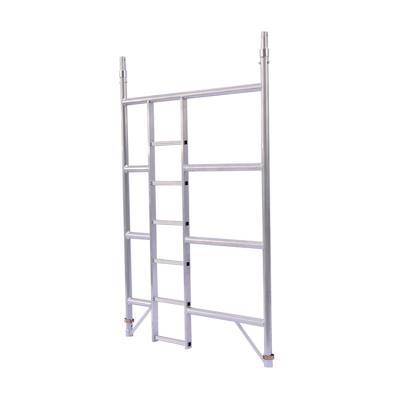 China Construction OEM safety metalicos aluminum alloy flat scaffold work scaffold frame hydraulic construction for scaffolding for sale