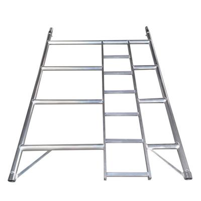 China Construction 1500mm*1350mm Width Double Aluminum Scaffolding Part Aluminum Ladder Frame for sale