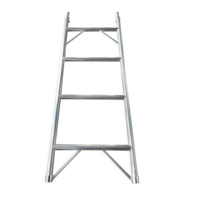 China Construction 2000mm*750mm Width Single Aluminum Scaffolding Frame Aluminum Scaffolding Part for sale