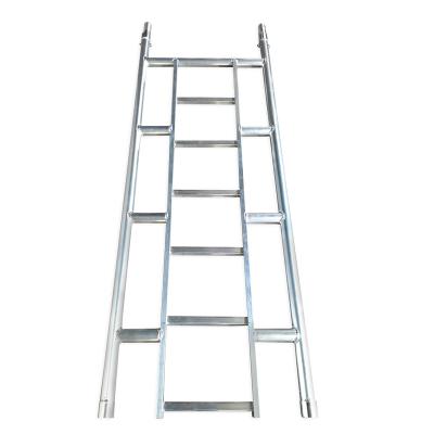 China Construction 2000mm*750mm Width Single Aluminum Scaffolding Ladder Frame Aluminum Scaffolding Part for sale