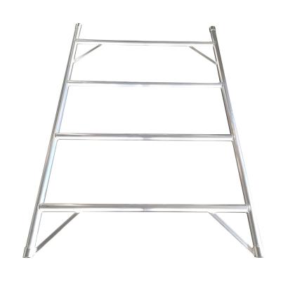 China Construction 2000mm*1350mm Width Double Aluminum Scaffolding Frame Aluminum Scaffolding Part for sale