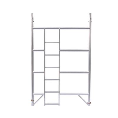 China Light Duty Aluminum Alloy Construction Accessories Custom Length Products Indoor Scaffolding Accessories Step Scaffolding System Frame for sale