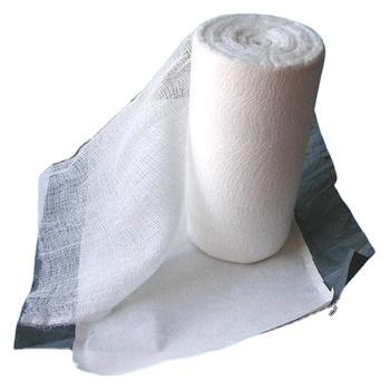 China 100% Cotton Absorbent Bleached 100%cotton Hydrophilic Medical Gauze Roll 4ply for sale