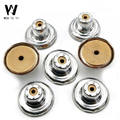 China Dry cleaning 14.2mm stainless steel core material nylon jeans button back part button bottom for button accessories for sale