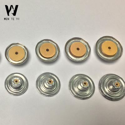 China Dry cleaning 11-19mm stainless steel core material nylon jeans button part button back bottom for button accessories for sale