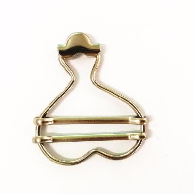 China Adjustable Heart Shape Nickel Free Suspender Buckles For Garment for sale