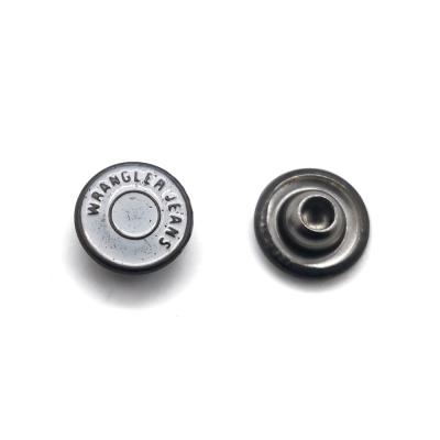 China Fashion Metal Nickel Free Custom Jeans Buttons And Rivets For Jeans for sale