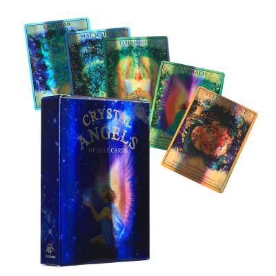 China Custom Printing High Quality Reflective Moon Oracle Cards Entertainment Tarot Cards Tarot Factory Tarot Oracle Divination Cards for sale