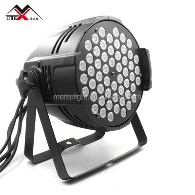 China New 54 pair dmx party home high quality colorful rgbw aluminum led stage light for sale