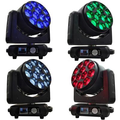 China Stage Good Price Beam Lights 12x40w Rgbw Led Zoom Wash Beam Moving Head Stage Lights For Bar KTV for sale