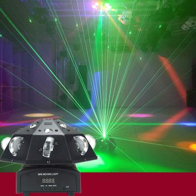 China Bars Pioneer Light DJ DMX Laser Stage RGBW 16pcs Led Laser Head Disco Stage Mushroom Colorful Night Cyclone Beam DJ Moving Light Bar for sale