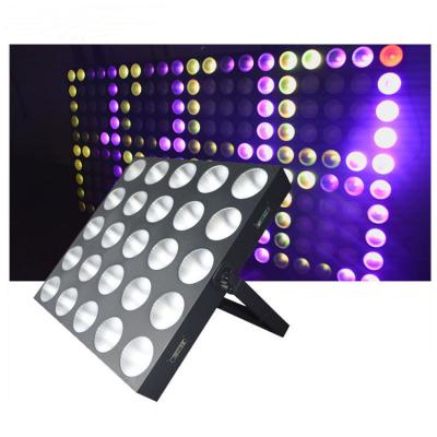 China Sports Stadiums 5x5 COB Blinder 25x10w RGBW 3 in 1/4 in 1 led matrix light for club lighting background on stage light for sale