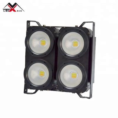 China Sports stadiums disco led dmx 512 COB led blinder 4x100w warm white attendance light for sale