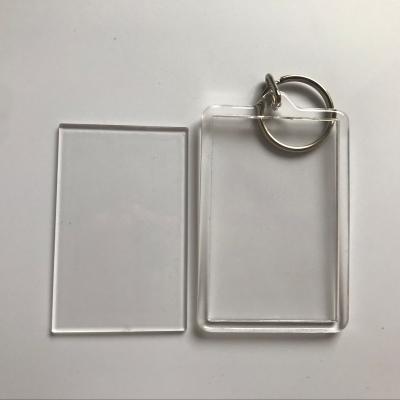 China Promotion Gift White Acrylic Key Chain for sale