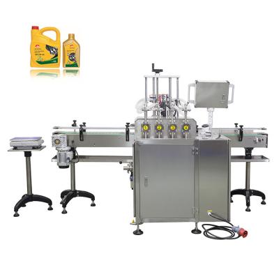 China CLOTHING 2nd Generation Automatic 4 Head Juice Production Line For Liquid Laundry Detergent Filling Machine for sale