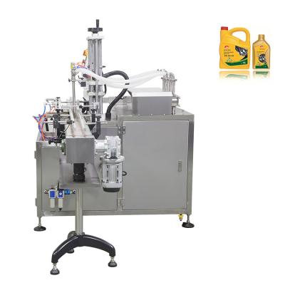 China 2nd Generation CLOTHING Automatic Toilet 4 Head Cleaner Liquid Filling Machine For Edible Oil Juice Jar Filling Machines for sale