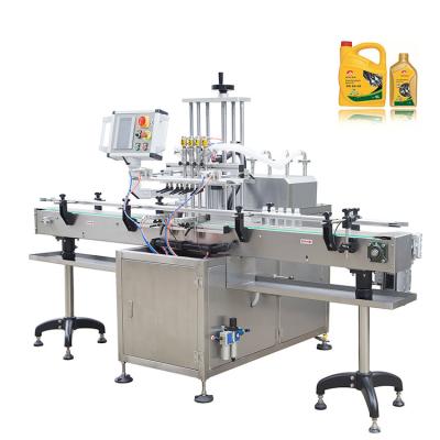 China CLOTHING 2nd Generation Automatic Gear Pump Liquid Filling Machine for Alcohol Gel Edible Oil Glass Jar Filling Machine for sale