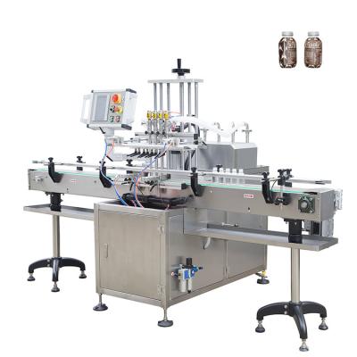 China CLOTHING Gear Pump 2nd Generation 4 Spout Motor Oil Filling Machine For Cold Drink Olive Oil Juice Cosmetics Filling Machine for sale