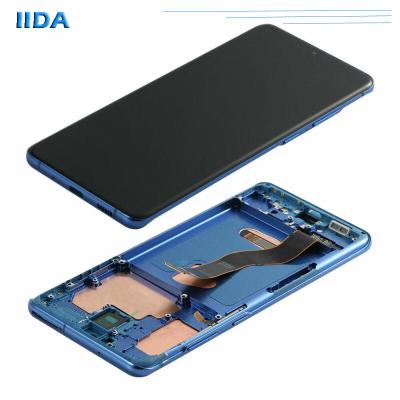 China OLED IIDA OLED For Samsung S20 plus Blue LCD Display Touch Screen Digitizer Phone Repair Parts for sale