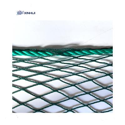 China Factory wholesale green 25*25 mesh PP truck car Trailer cargo net à venda