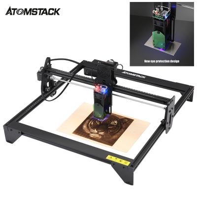 China New Design 20W DIY Mini Laser Engraver Portable Desktop Eye Protection CNC Wooden Printer Cutting Kit Desktop Laser Engraving Machine for sale