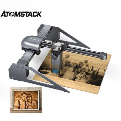 China New ATOMSTACK P7 M40 40W DIY Stamp Metal Printer CNC Laser Air Cooled Wood Engraving Machine For Metal for sale