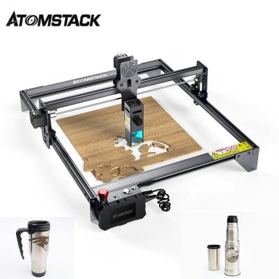 China ATOMSTACK X7 Air-cooled 50W Pro Desktop Portable Photo CNC Stamps Laser Cutter Laser Plastic Engraving Machine for sale