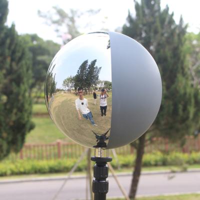 China China 25cm Hdri VFX Ball Chrome Gray Ball Stainless Steel Photographic Sculpture for sale