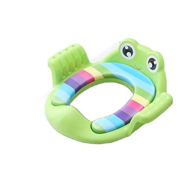 China Eco-freindly Portable Travel Cartoon Safety Toddler Toilet Training Cushion Covers Armrest Potty Seat For Baby for sale