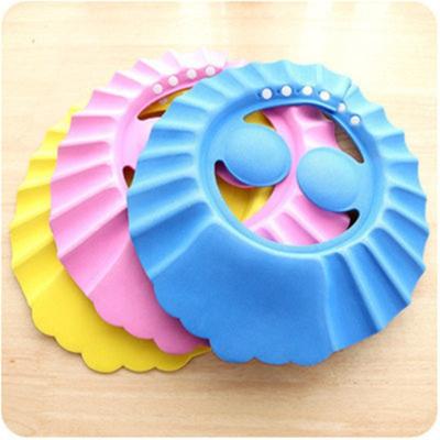 China Eco-freindly Hot Sale Colorful Adjustable Eye Ear Protector Baby Wash Hair Kids Bathing Shower Head Cover Baby Wash Hair for sale