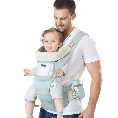 China Best Carry Baby Organic Cotton Baby Carrier with Lumbar Support Hipseat Baby Front Pack Carrier for sale