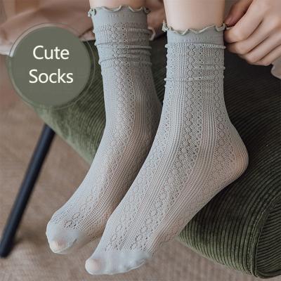 China Summer sporty lace thongs fashion new spring fashion sock to mesh socks for women for sale