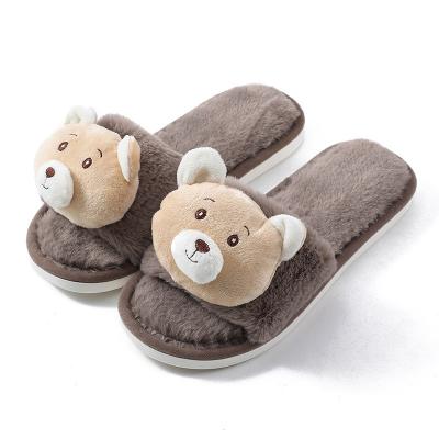 China Cute Soft Plush Floor Slippers And Comfortable Duck Plush Slippers Border Hot Selling Gifts for sale