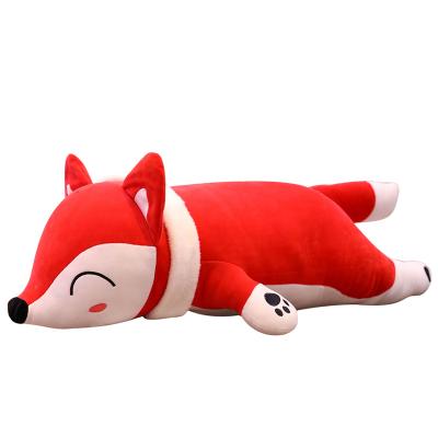 China Soft Toy Animal Stuffed Plush Doll Toy Fox Plush Pillow For Kids Soft Toy Manufacturer Gift Custom Kawaii Cute Fox Plush Toy for sale