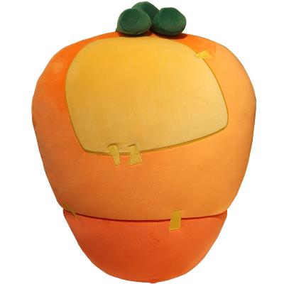 China Plush 45Cm Christmas Custom Carrot Fruit Soft Stuffed Plush Pillows Bunny Carrot Shape Plush Toy For Girls for sale