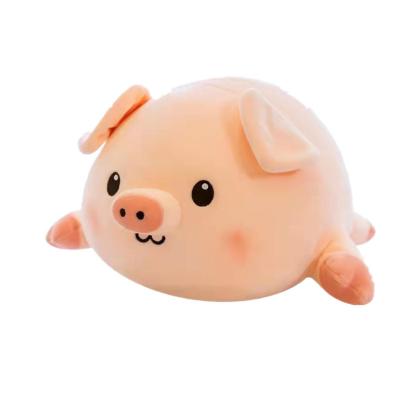 China Wholesale custom soft cute pink plush toy new super soft plush pig plush pig stuffed animal pillow for sale