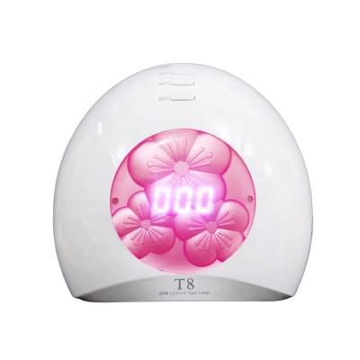 China Drying LED UV Nail Gel New arrival T8 65W LED UV Nail Lamp High Quality Hotsale Sunlight UV LED Nail Lamp for sale