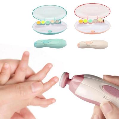 China Eco-Friendly 6 in 1 Baby Safe Electric Nail Trimmer Care Electric Baby for sale