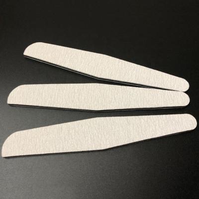 China Newest Salon Shape Nail File Popular High Quality Custom Logo Printed Japan /Korea Sandpaper Finger Care and Nail File for sale