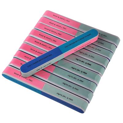 China Easy Apply And Multifunctional Wholesale Cheap Price 7 Steps In 1 Nail File Buffer Free Sample Custom Nail File for sale