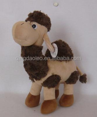 China Gift Soft Standing Brown Plush Camel Toy for sale