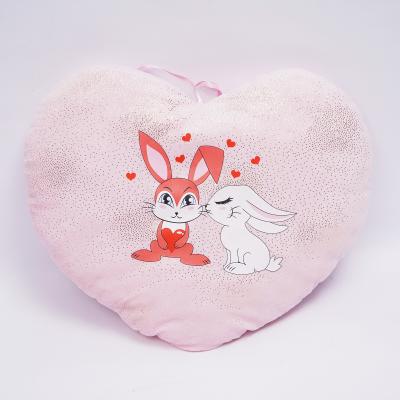 China Gift+Promotion Wholesale Customized Logo Ice Cream Plush Heart Cushion Pillow Covers Petilil Plush Outdoor Cushions For Sleep Rest for sale