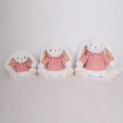 China 2022 Handmade Stuffed Plush Doll Stuffed Animal Rabbit Bag Toy Stuffed Animal Bag Plush Toy Best Gift Party Bear Set Wedding Birthday for sale