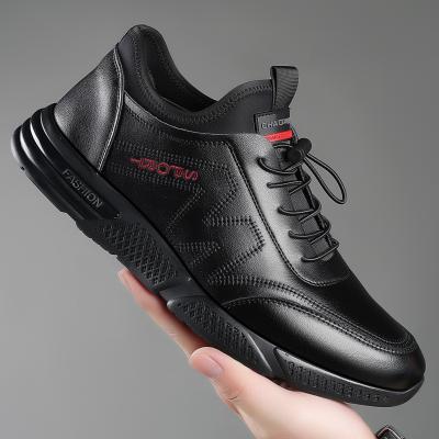 China Size Increasing Wholesale Height Increasing Leather Fashion Sneakers Running Sports Male Men's Casual Shoes Shoes for sale