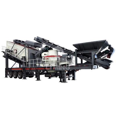 China All-in-one portable integrated mobile aggregate stone quarry building construction powder machine for sale