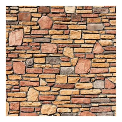 China Minimalist Rusty Exterior Light Mold Cement Veneer Villa Siding Veneer Stone Ledge Nature Artificial Stones For Decoration for sale